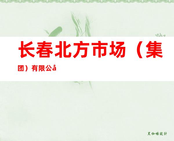 长春北方市场（集团）有限公司